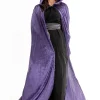 Cloaks>Little Adventures Adult Dark Purple Cloak With Hood