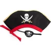 Accessories>Little Adventures Deluxe Pirate Hat & Eye Patch