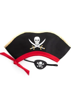Pirates>Little Adventures Deluxe Pirate Hat & Eye Patch