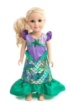 Doll Dress Ups>Little Adventures Doll Dress Classic Mermaid