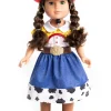Doll Dress Ups>Little Adventures Doll Dress Cowgirl With Hat