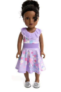 Doll Dress Ups>Little Adventures Doll Dress Flower Twirl