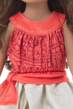 Doll Dress Ups>Little Adventures Doll Dress Island Princess W/Hair Clip