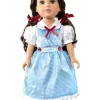 Doll Dress Ups>Little Adventures Doll Dress Kansas Girl With Bows