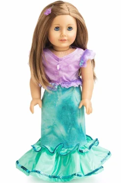 Doll Dress Ups>Little Adventures Doll Dress Magical Mermaid