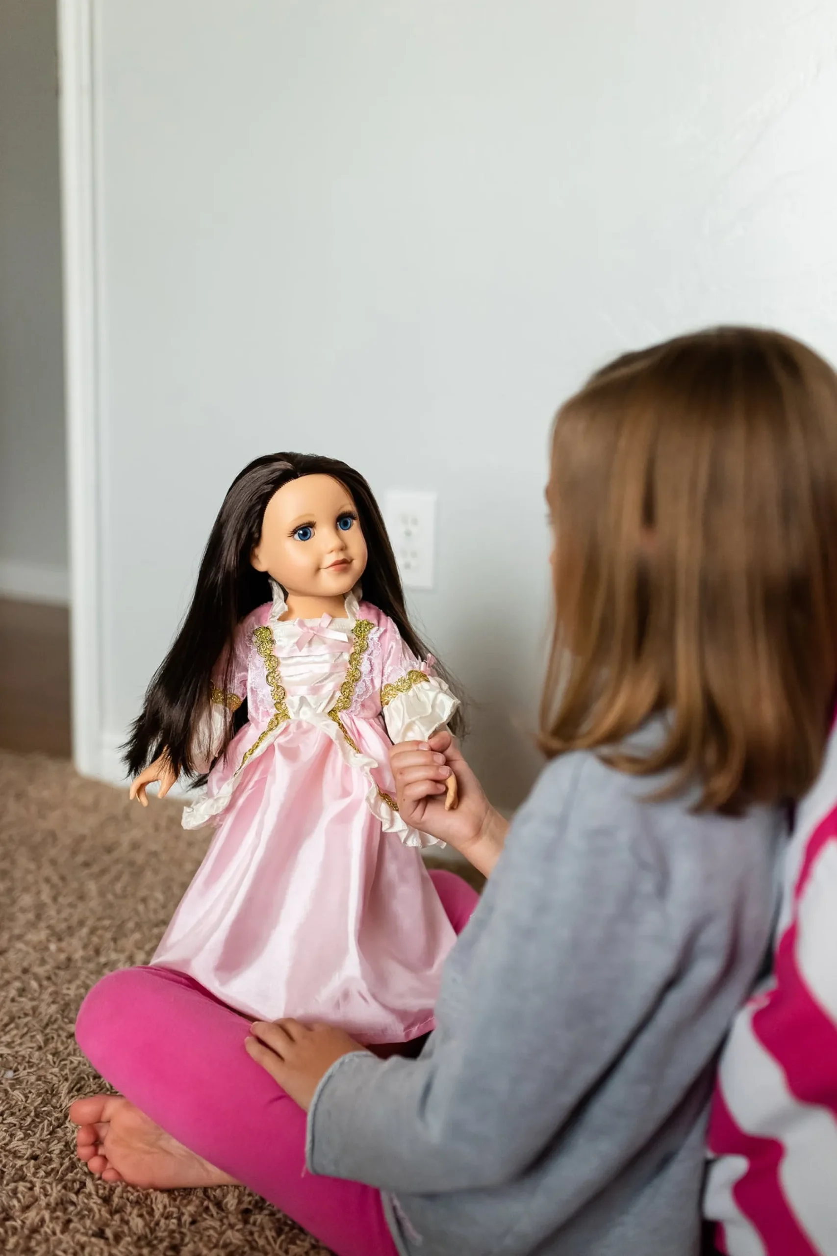 Doll Dress Ups>Little Adventures Doll Dress Pink Vintage Princess