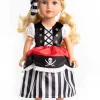 Doll Dress Ups>Little Adventures Doll Dress Pirate With Headband