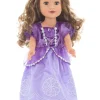 Doll Dress Ups>Little Adventures Doll Dress Purple Amulet Princess