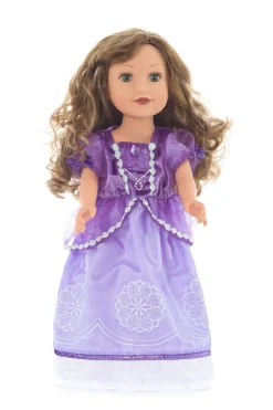 Doll Dress Ups>Little Adventures Doll Dress Purple Amulet Princess