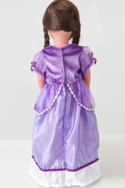 Doll Dress Ups>Little Adventures Doll Dress Purple Amulet Princess