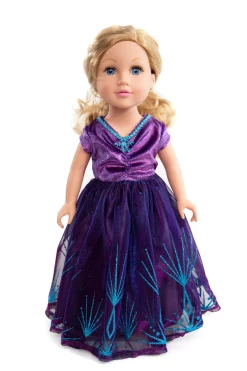 Doll Dress Ups>Little Adventures Doll Dress Purple Ice Princess