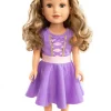 Doll Dress Ups>Little Adventures Doll Dress Rapunzel Twirl