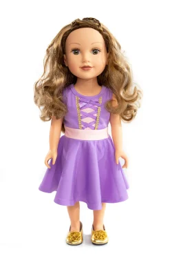Doll Dress Ups>Little Adventures Doll Dress Rapunzel Twirl