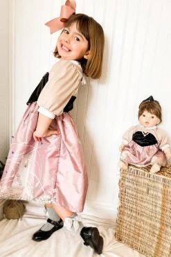 Doll Dress Ups>Little Adventures Doll Dress Sleeping Beauty Day Dress
