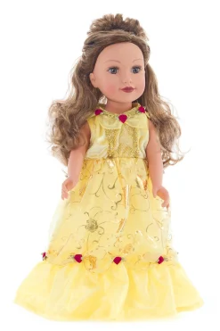 Doll Dress Ups>Little Adventures Doll Dress Yellow Beauty