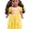 Doll Dress Ups>Little Adventures Doll Nightgown Yellow Beauty With Yellow Robe