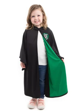 Cloaks>Little Adventures Green Hooded Wizard Robe