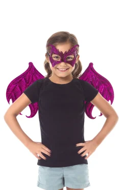 Knights & Dragons>Little Adventures Magenta Dragon Wings & Mask Set