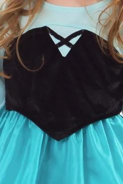 Dresses>Little Adventures Mermaid Day Dress With Bow
