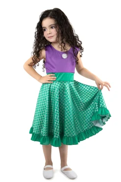 Twirl Dresses>Little Adventures Mermaid Twirl Dress