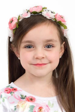 Accessories>Little Adventures Petal Pink Flower Headband