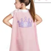Super Hero>Little Adventures Pink Crown Cape & Mask Set