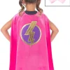 Dress Ups>Little Adventures Pink Hero Cape & Mask Set