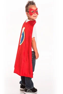Super Hero>Little Adventures Red Hero Cape & Mask Set