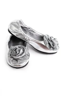 Accessories>Little Adventures Silver Sparkle Shoes *New Sizing*