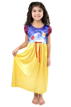 Nightgowns>Little Adventures Snow White Nightgown With Red Robe