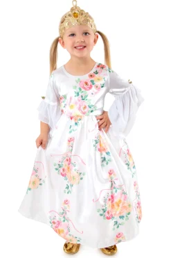 Dresses>Little Adventures White Floral Beauty