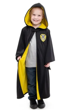 Dress Ups>Little Adventures Yellow Hooded Wizard Robe